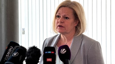 German Interior Minister Nancy Faeser (Reuters)