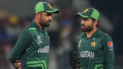 Babar Azam and Mohammad Rizwan's Instagram accounts have been blocked in India, following the Pahalgam terror attack. (AP) Babar Azam and Mohammad Rizwan's Instagram accounts have been blocked in India, following the Pahalgam terror attack. (AP)