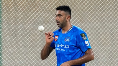 Ravichandran Ashwin has found himself outside the CSK squad in recent matches as the team was eliminated from playoff consideration. (PTI) Ravichandran Ashwin has found himself outside the CSK squad in recent matches as the team was eliminated from playoff consideration. (PTI)