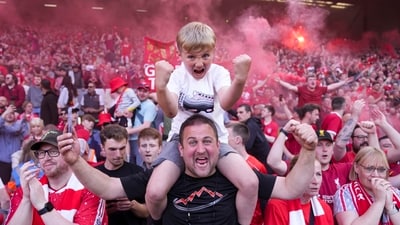 Liverpool fans caused a series of tremors during their wild celebrations of the the club's historic Premier League title-clinching win (AP) Liverpool fans caused a series of tremors during their wild celebrations of the the club's historic Premier League title-clinching win (AP)