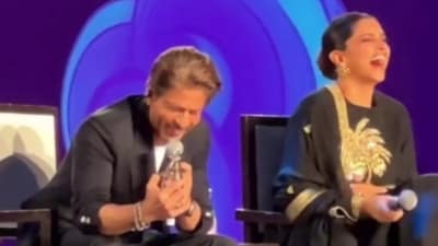 Shah Rukh Khan and Deepika Padukone Shah Rukh Khan and Deepika Padukone