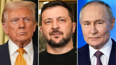 The United States is stepping back from its involvement in peace talks to end the Russia-Ukraine war (AP) The United States is stepping back from its involvement in peace talks to end the Russia-Ukraine war (AP)