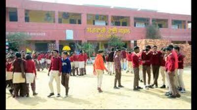 Teachers say the situation has persisted for years, though some relief came two years ago when two new teachers joined the team. (HT Photo for representation)