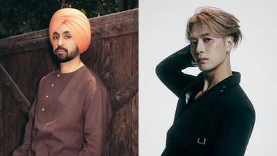 Diljit Dosanjh and Jackson Wang Diljit Dosanjh and Jackson Wang
