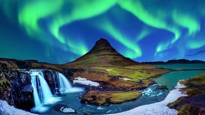 You could visit Iceland, renowned for its breathtaking Northern Lights displays, also known as the Aurora Borealis. (Freepik) You could visit Iceland, renowned for its breathtaking Northern Lights displays, also known as the Aurora Borealis. (Freepik)