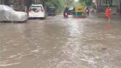 The national capital woke up to heavy rain on Friday. (X) The national capital woke up to heavy rain on Friday. (X)