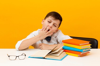 Kids feel tired and are not able to focus. (Freepik) Kids feel tired and are not able to focus. (Freepik)