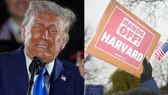 The showdown between the Donald Trump administration and Harvard University has intensified over tax-exempt status. (AP/ Reuters)