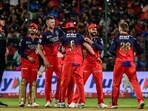 Royal Challengers Bengaluru's players celebrate their team's win at the end of the Indian Premier League (IPL) Twenty20 cricket match between Royal Challengers Bengaluru and Rajasthan Royals Royal Challengers Bengaluru's players celebrate their team's win at the end of the Indian Premier League (IPL) Twenty20 cricket match between Royal Challengers Bengaluru and Rajasthan Royals