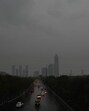 Clouds above the city at 7.23am in Noida Sector 94 on Friday. (Sunil Ghosh/HT Photo) Clouds above the city at 7.23am in Noida Sector 94 on Friday. (Sunil Ghosh/HT Photo)