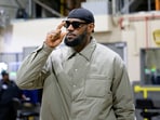 This year's Met Gala theme celebrates Black athletes' influence on fashion. Honorary chair LeBron James and co-chair Lewis Hamilton will participate, alongside WNBA stars like Brittney Griner. (AP Photo/Matthew Hinton) This year's Met Gala theme celebrates Black athletes' influence on fashion. Honorary chair LeBron James and co-chair Lewis Hamilton will participate, alongside WNBA stars like Brittney Griner. (AP Photo/Matthew Hinton)