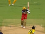Virat Kohli smashes Khaleel Ahmed for two straight sixes Virat Kohli smashes Khaleel Ahmed for two straight sixes