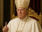 US President Donald Trump caught flak for posting a picture of himself as a Pope on social media.