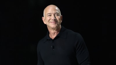 Jeff Bezos-led Amazon still owns more than 926 million shares of Amazon, or just less than 9% of the business's total stock. (AFP) Jeff Bezos-led Amazon still owns more than 926 million shares of Amazon, or just less than 9% of the business's total stock. (AFP)