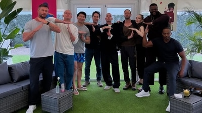 Robert Downey Jr, Chris Hemsworth, Channing Tatum, Paul Rudd, Winston Duke, Anthony Mackie, and Simu Liu watched Thunderbolts together. Robert Downey Jr, Chris Hemsworth, Channing Tatum, Paul Rudd, Winston Duke, Anthony Mackie, and Simu Liu watched Thunderbolts together.