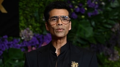 Karan Johar has addressed the North vs South debate in Indian cinema. (Photo by SUJIT JAISWAL / AFP) (AFP) Karan Johar has addressed the North vs South debate in Indian cinema. (Photo by SUJIT JAISWAL / AFP) (AFP)