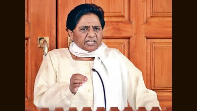 Mayawati accused the Congress of forgetting its “dark history” of “denying” Dalits and Other Backward Classes (OBCs) their constitutional rights, including reservation. (HT FILE)