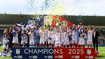 Leeds United lift the Championship title (Reuters) Leeds United lift the Championship title (Reuters)