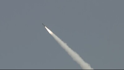 Pakistan conducted the launch of the missile, with a range of 450 km, hours after Indian authorities said that Islamabad’s plan to test a ballistic missile was a “reckless act of provocation”. (HT PHOTO) Pakistan conducted the launch of the missile, with a range of 450 km, hours after Indian authorities said that Islamabad’s plan to test a ballistic missile was a “reckless act of provocation”. (HT PHOTO)