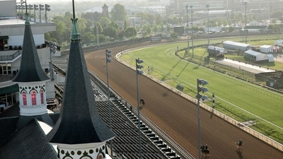 Journalism trains on the track during morning workouts prior to the 151st running of the Kentucky Derby at Churchill Downs on May 02, 2025 in Louisville, Kentucky. Michael Reaves/Getty Images/AFP (Photo by Michael Reaves / GETTY IMAGES NORTH AMERICA / Getty Images via AFP) (Getty Images via AFP) Journalism trains on the track during morning workouts prior to the 151st running of the Kentucky Derby at Churchill Downs on May 02, 2025 in Louisville, Kentucky. Michael Reaves/Getty Images/AFP (Photo by Michael Reaves / GETTY IMAGES NORTH AMERICA / Getty Images via AFP) (Getty Images via AFP)