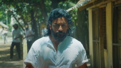 Retro box office collection day 2: Suriya in a still from the film. Retro box office collection day 2: Suriya in a still from the film.