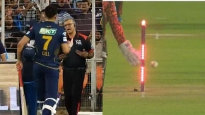 Shubman Gill wasn't too pleased with the run-out decision (X Images) Shubman Gill wasn't too pleased with the run-out decision (X Images)