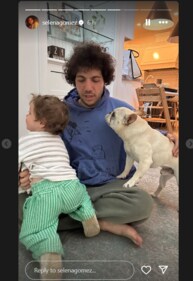 Selena Gomez posted a photo of Benny Blanco on her Instagram story (Instagram/Selena Gomez) Selena Gomez posted a photo of Benny Blanco on her Instagram story (Instagram/Selena Gomez)