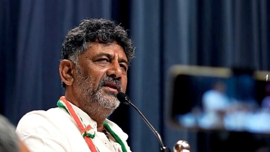 Karnataka deputy CM DK Shivakumar.