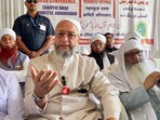 Chhatrapati Sambhajinagar, Apr 28 (ANI): All India Majlis-e-Ittehadul Muslimeen (AIMIM) MP Asaduddin Owaisi addresses a press conference, in Chhatrapati Sambhajinagar on Monday. (ANI Photo) Chhatrapati Sambhajinagar, Apr 28 (ANI): All India Majlis-e-Ittehadul Muslimeen (AIMIM) MP Asaduddin Owaisi addresses a press conference, in Chhatrapati Sambhajinagar on Monday. (ANI Photo)