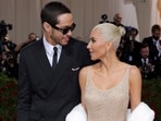 Kim Kardashian and Pete Davidson attend the Met Gala 2022, themed In America: An Anthology of Fashion.