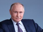 Russian President Vladimir Putin attends a session of the educational marathon "Knowledge. First" in Moscow, Russia, April 30, 2025.