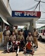 The accused in custody of Dera Bassi police in Mohali. (HT)