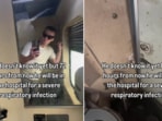 Nick Maddock ended up in the hospital after travelling on an Indian train Nick Maddock ended up in the hospital after travelling on an Indian train