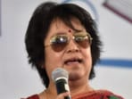 Exiled Bangladeshi writer Taslima Nasrin Exiled Bangladeshi writer Taslima Nasrin
