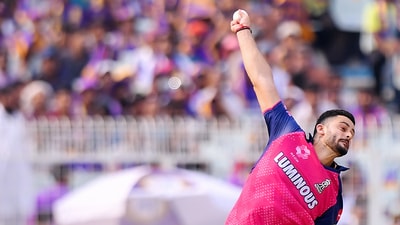 For RR, Jofra Archer, Yudhvir Singh, Maheesh Theekshana and Riyan Parag took a wicket each. (Surjeet Yadav) For RR, Jofra Archer, Yudhvir Singh, Maheesh Theekshana and Riyan Parag took a wicket each. (Surjeet Yadav)