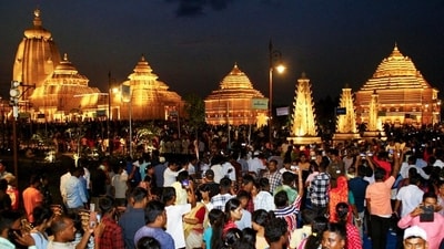 West Bengal’s Jagannath temple, built at a cost of ₹250-crore, was consecrated on April 30 (ANI) West Bengal’s Jagannath temple, built at a cost of ₹250-crore, was consecrated on April 30 (ANI)