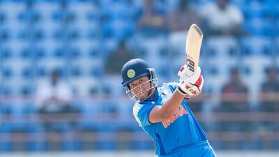 India’s wicketkeeper-batter Richa Ghosh top-scoring with an aggressive 58 off 48 deliveries against Sri Lanka. (hT) India’s wicketkeeper-batter Richa Ghosh top-scoring with an aggressive 58 off 48 deliveries against Sri Lanka. (hT)