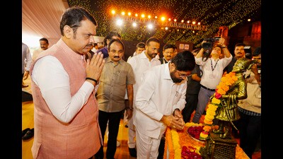 Maharashtra Chief Minister Devendra Fadnavis and Deputy Chief Minister Eknath Shinde during the 'Mahaparyatan Utsav', at Mahabaleshwar in Satara district, Maharashtra. (@CMOMaharashtra) Maharashtra Chief Minister Devendra Fadnavis and Deputy Chief Minister Eknath Shinde during the 'Mahaparyatan Utsav', at Mahabaleshwar in Satara district, Maharashtra. (@CMOMaharashtra)