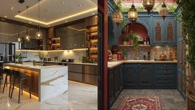 Interior designers say open kitchens are the new living rooms. Here’s how to nail the look. (Images by Pinterest) Interior designers say open kitchens are the new living rooms. Here’s how to nail the look. (Images by Pinterest)