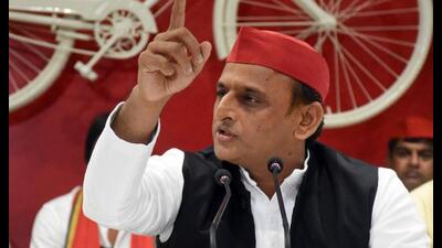 Samajwadi Party president Akhilesh Yadav was addressing a press conference in Lucknow on May 4. (HT file) Samajwadi Party president Akhilesh Yadav was addressing a press conference in Lucknow on May 4. (HT file)