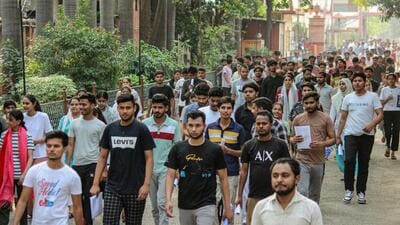 The National Testing Agency (NTA) conducted the exam across 5,453 examination centres in 548 cities in India and at 14 international locations. (ANI) The National Testing Agency (NTA) conducted the exam across 5,453 examination centres in 548 cities in India and at 14 international locations. (ANI)