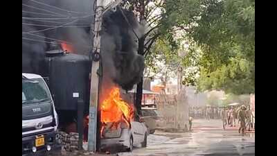 The blaze claimed the lives of a factory owner Akhilesh Kumar, 45, and a worker Abrar, 42, dashing the hopes of two families who were rebuilding their lives. (HT FILE) The blaze claimed the lives of a factory owner Akhilesh Kumar, 45, and a worker Abrar, 42, dashing the hopes of two families who were rebuilding their lives. (HT FILE)