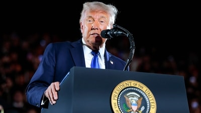 U.S. President Donald Trump has now shifted his focus on movies, imposing 100 percent tariff on all foreign-made films. (Getty Images via AFP) U.S. President Donald Trump has now shifted his focus on movies, imposing 100 percent tariff on all foreign-made films. (Getty Images via AFP)