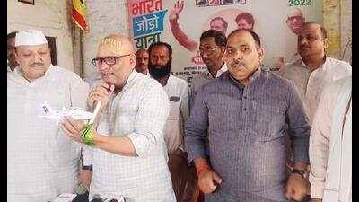 Uttar Pradesh Congress chief Ajay Rai was addressing a press conference in Varanasi.