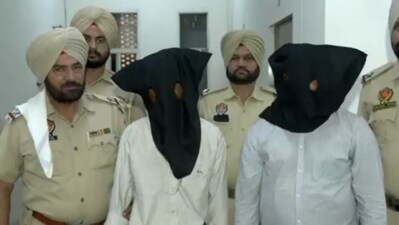 Amritsar Police arrested Palak Sher Masih and Suraj Masih for allegedly being in contact with Pakistani intelligence operatives and leaking information about sensitive military installations. (ANI)