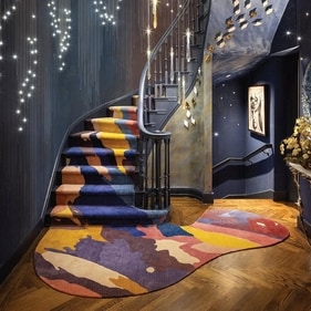 Rug runners turn stairs into artful, stylish statements. (Instagram ) Rug runners turn stairs into artful, stylish statements. (Instagram )