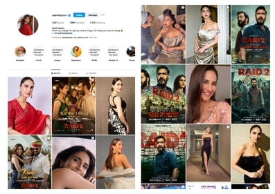 Vaani Kapoor's Instagram account now. Vaani Kapoor's Instagram account now.
