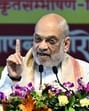 Amit Shah at Sanskrit Sambhashan Shivir Abhiyan at Delhi University Auditorium on Sunday. (Salman Ali/HT Photo) Amit Shah at Sanskrit Sambhashan Shivir Abhiyan at Delhi University Auditorium on Sunday. (Salman Ali/HT Photo)