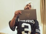 Diljit Dosanjh shows off the Met Gala 2025 invite. Diljit Dosanjh shows off the Met Gala 2025 invite.