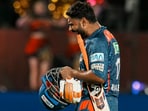 Rishabh Pant reacts as he walks off the field after his dismissal during the Indian Premier League (IPL) 2025 match between Punjab Kings and Lucknow Super Giants Rishabh Pant reacts as he walks off the field after his dismissal during the Indian Premier League (IPL) 2025 match between Punjab Kings and Lucknow Super Giants